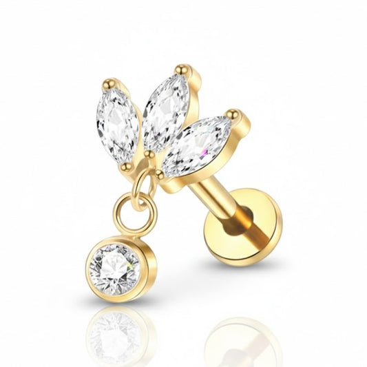 piercing flat léa
