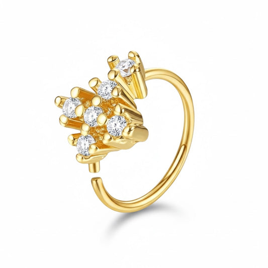 piercing nez anneau brillant