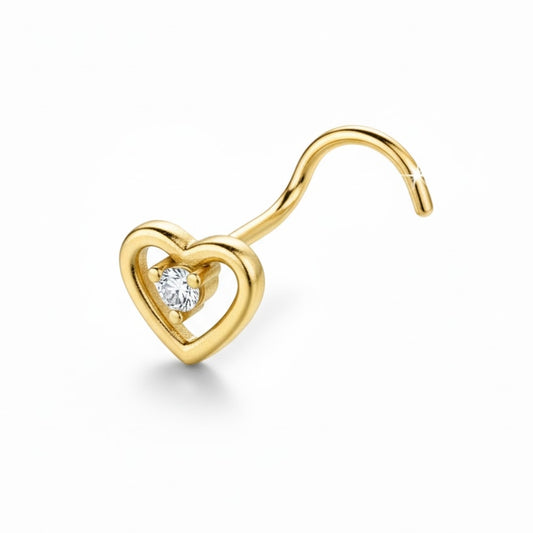 piercing nez courbé
