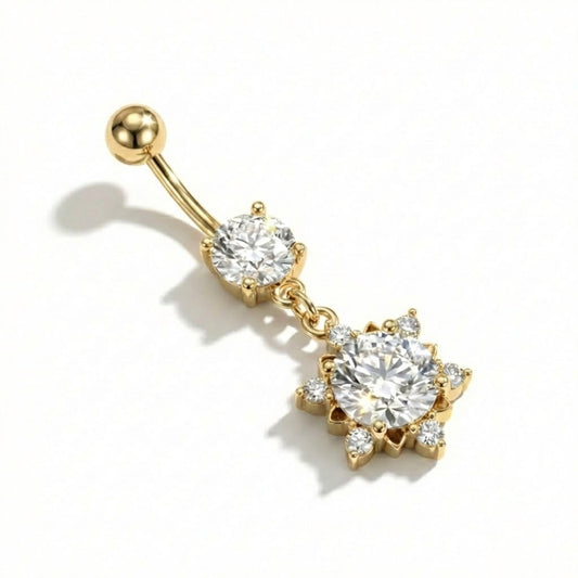 piercing nombril tige courte